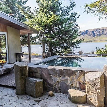 Grimsnes og Grafningshreppur Luxury Lakefront Villa, Infinity Hot Tub And Sauna מראה חיצוני תמונה